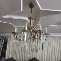 یک عدد لوستر نیک فرجام ۸ مشعل|لوستر و چراغ آویز|مشهد, آزادشهر|دیوار