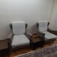 دوتا مبل تک نفره شیک|مبلمان خانگی و میز عسلی|تهران, جماران (نیاوران)|دیوار