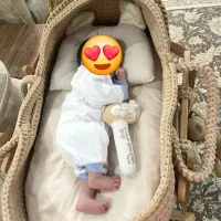 گهواره تریکو ننو و تخت کنار مادر