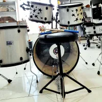 فروش درامز جینبائو هفت تکه سفید صدفی عالی|درام و پرکاشن|صفادشت, |دیوار