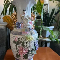 گلدان زن چینی