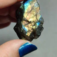 لابرادوریت طبیعی و سیترین جواهری