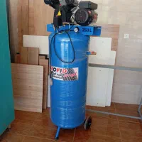 پمپ باد ۲۵۰ لیتری دو سیلندر خورجینی نو