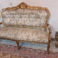 مبل ۹نفرسلطنتی کرم طلایی|مبلمان خانگی و میز عسلی|تهران, افسریه شمالی|دیوار