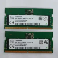 دو عدد رم لپ تاپ DDR5 4800 8GB