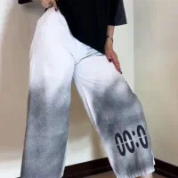 ست دوتیکه لانگ شلوار وایدلگ آبرنگی دوخت تهران