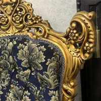 مبل نه نفره چوب راش دست ساز ملایر تمیز وسالم|حراج|اهواز, گلستان|دیوار