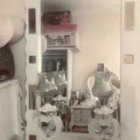 آینه کنسول و شمعدان عروس|بوفه، ویترین، کنسول|خوی, |دیوار