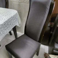 مبل ۶نفره چرم به همراه میز ناهارخوری چرم درحدنو|مبلمان خانگی و میز عسلی|خمین, |دیوار