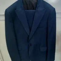 کت و شلوار دامادی سورمه ای