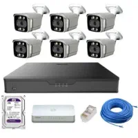 پک کامل دوربین مداربسته ip5مگ10عدد