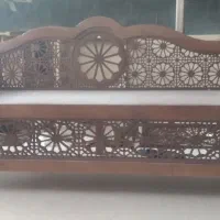 تخت ومبل ومیزگره چینی چوبی بصورت نقدی واقساط|مبلمان خانگی و میز عسلی|خمینیشهر, |دیوار