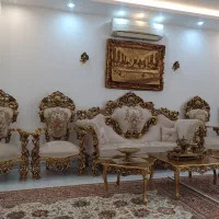 مبل سلطنتی  ۷نفره همراه میز نهارخوری ست چهارنفره|مبلمان خانگی و میز عسلی|تربت‌حیدریه, ۴۵ متری|دیوار