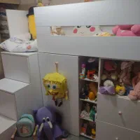 تخت خواب و میز تحریر خردسال