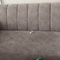 مبل هفت نفره در حد نو پایه فلزی|مبلمان خانگی و میز عسلی|هشتگرد, هشتگرد قدیم|دیوار