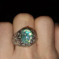 11 عدد نگین + انگشتر اوپال