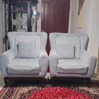 مبل تک نفره ۲ عدد کاملا سالم