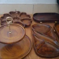 ظروف پذیرایی طرح چوب