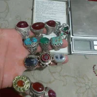 انگشتر نقره یک جا گرمی ۳۵۰