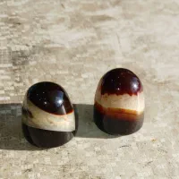 سنگهای موکل دار جفت شده سلطانی عقیق سلیمانی|جواهرات|کارون, |دیوار