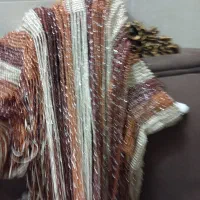 پرده ریش ریش تزئینی|پرده، رانر، رومیزی|قم, شهرک فاطمیه|دیوار