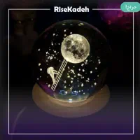 گوی کریستالی پایه چوبی|چراغ خواب و آباژور|تهران, جیحون|دیوار