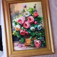 تابلو فرش ماشینی تراکم بالا نو کادویی|تابلو فرش|نهاوند, |دیوار