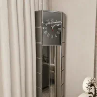 ساعت ایستاده مدل آینه ای رنگ دودی