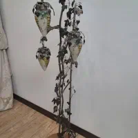 آینه شمعدان وآباژور ومیزتلفن وتابلوچوبی|کلکسیون اشیاء عتیقه|قدس, شهرقدس|دیوار