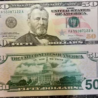 اسکناس ۵۰دلار آمریکا سوپربانکی کلکسیونی