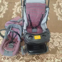 کالسکه کریهه و ساک نوزاد