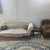 مبل راختی۸نفره با سه عدد میز ساعت اشانتیون