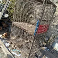 قفس دو طبقه کاملا فلزی سالم|لوازم جانبی حیوانات|قرچک, میرزائی جنوبی|دیوار