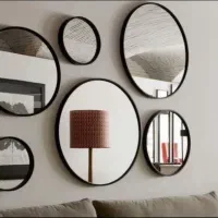 آینه گرد و ایستاده قدی ۵۰ مدل