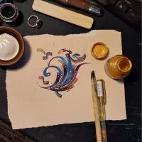 اجرای انواع تابلو نقاشیخط مدرن و پست مدرن دلنگار