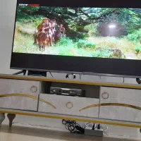 میز تلویزیون طوسی درحدنو