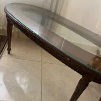 میز عسلی با شیشه