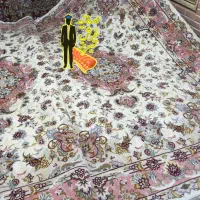 فرش جفت۶متر کریمیقلم۳۰رج درحدنو(اقساطبدون بهره)