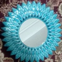 آینه دکوری طرح خورشید