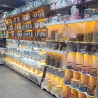 واگذاری دکور لاین قهوه و استند فلزی قفسه عطاری|فروشگاه و مغازه|تهران, سعادت‌آباد|دیوار