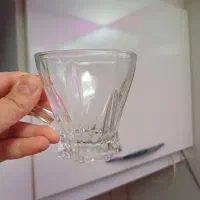۴دست استکان ویک میوه خوری بزرگ