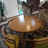 مبل کلاسیک۹نفره به همراه ویترین و ناهار خوری|مبلمان خانگی و میز عسلی|فومن, |دیوار