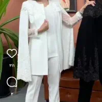 کت و تاپ و شلوار مدل شنلی