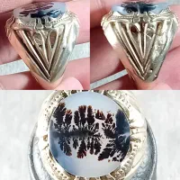 انگشتر عقیق شجر صادراتی