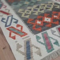 گلیم دستبافت با طرح خاص|گلیم، جاجیم، گبه|اردبیل, |دیوار