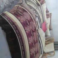 لحاف کرسی و روتختی با پارچه دلخواه درتولیدی سنجاقک|سرویس روتختی|بیرجند, |دیوار