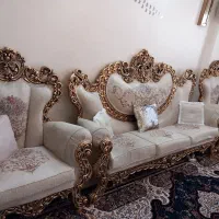 مبل سلطنتی|مبلمان خانگی و میز عسلی|پرند, فاز ۶|دیوار