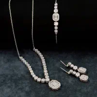 نیم ست نقره جی تی ای مدل جی نایس قیمت مناسب|جواهرات|شیراز, گلستان|دیوار