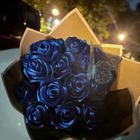 دسته گل بافتنی و روبانی و عروسک(تخفیف ویژه)|گل مصنوعی|گرگان, |دیوار