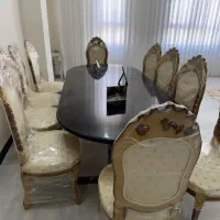 مبل سلطنتی (آبنوس) و میز نهار خوری|مبلمان خانگی و میز عسلی|کرج, گلستان|دیوار